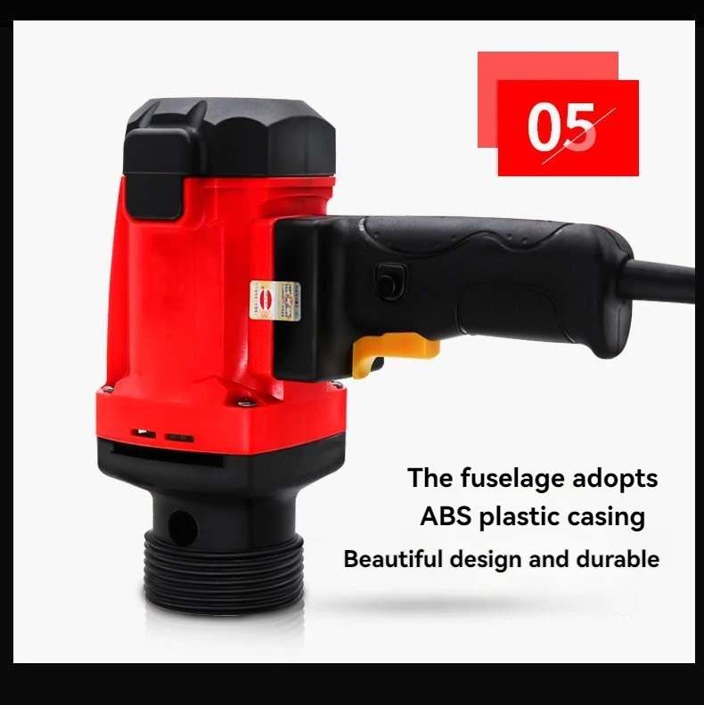 Portable Small Aluminum Tubing Electric Oil Pump 220V 800W 3m Hose Anti-corrosion Oil Pump