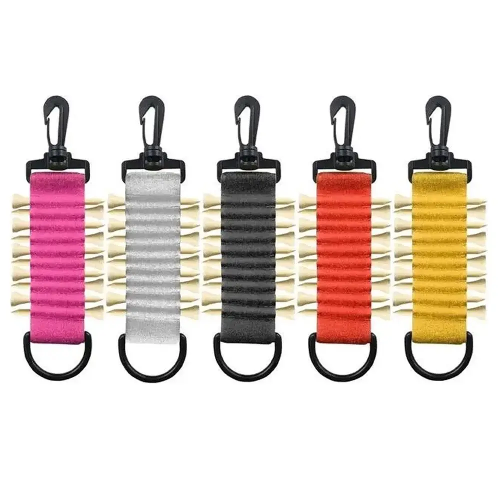 

Golf Hang Gloves Magic Tape Double Sided Golf Tee Holder Clip Outdoor Portable Hanging Can Be Hung On The Ball Bag Or Pants