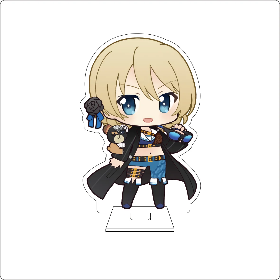 10CM Anime ‌GIRLS und PANZER Cosplay Cute Acrylic Figure Stand Plate Isuzu Hana Takebe Saori Nishizumi Miho Ornaments Gifts view 3