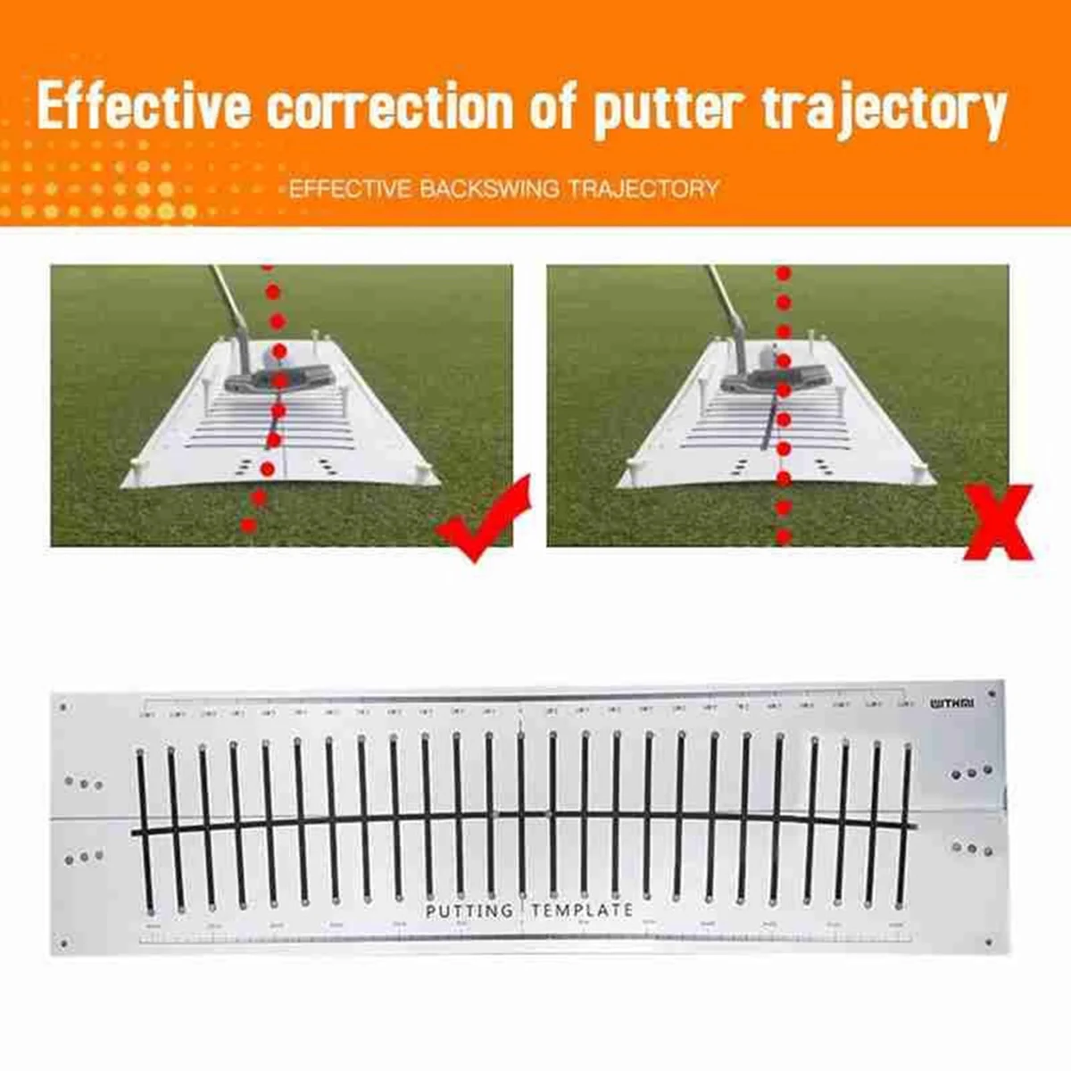 L71AGolf Putter Putting Mat Trainer Indoor Putting Green Pad Equipment Golf Hitting Aiming Line Training Aids Blanket Kit