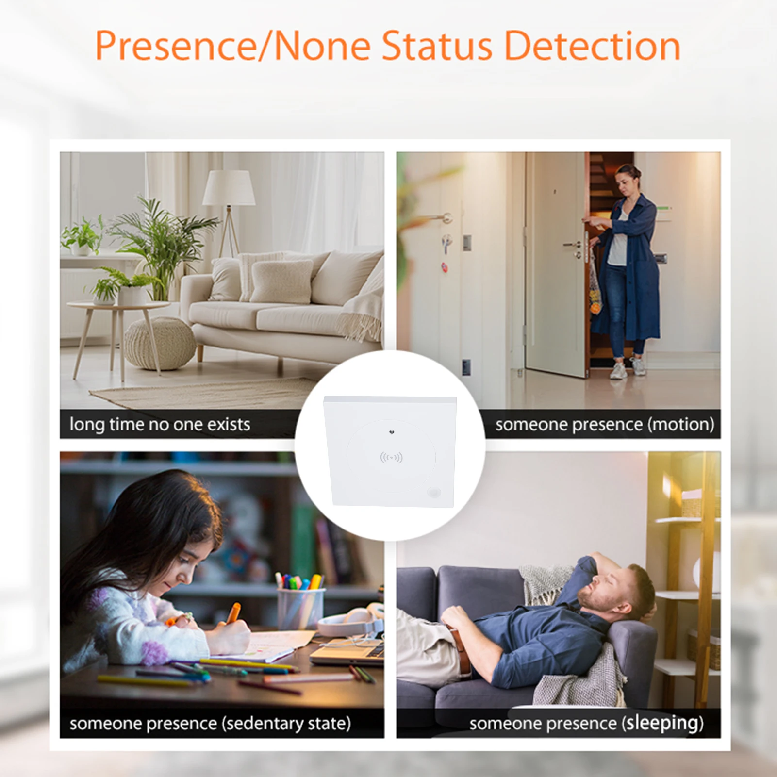 Hub- مستشعر الإنسان، اتصال WiFi وBT5.0 لرابط الهاتف المباشر، يكتشف الإشغال وحالة الفراغ مع الجسم Mo