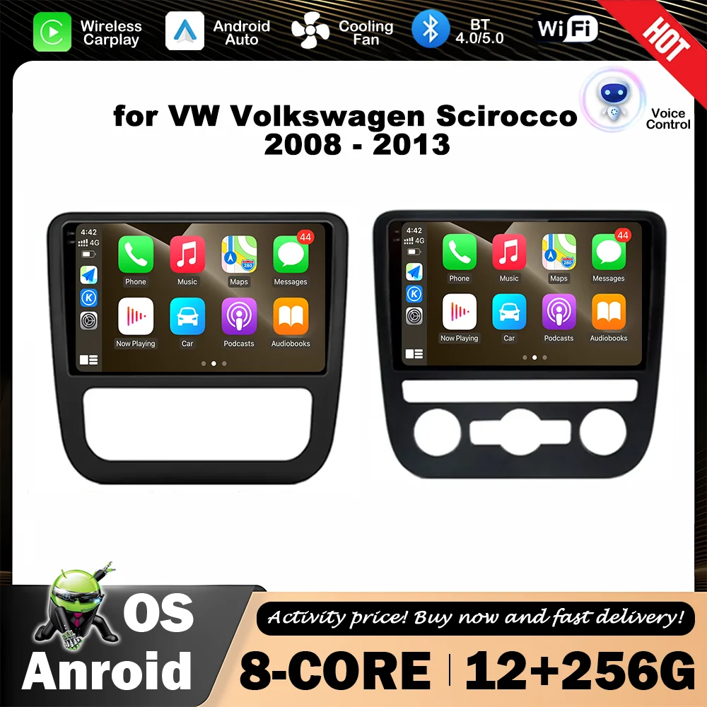 

9 '' Touch Screen Intelligent System for VW Volkswagen Scirocco 2008 - 2013 Car Radio Multimedia Player GPS Navi Android Auto