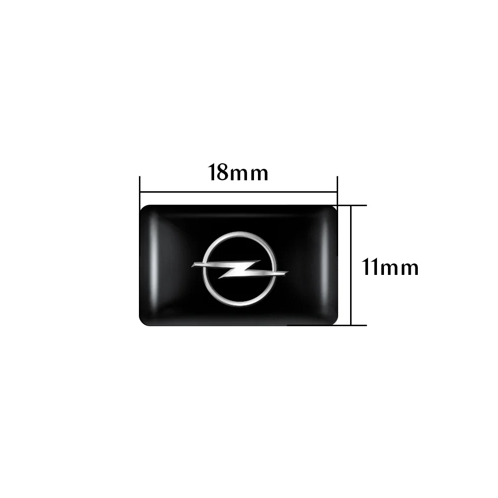 5/10/20/50pcs Car Styling Steering Wheel 3D Epoxy Decoration Emblem Stickers For OPEL Zafira Astra Mokka Movano Vectra Insignia
