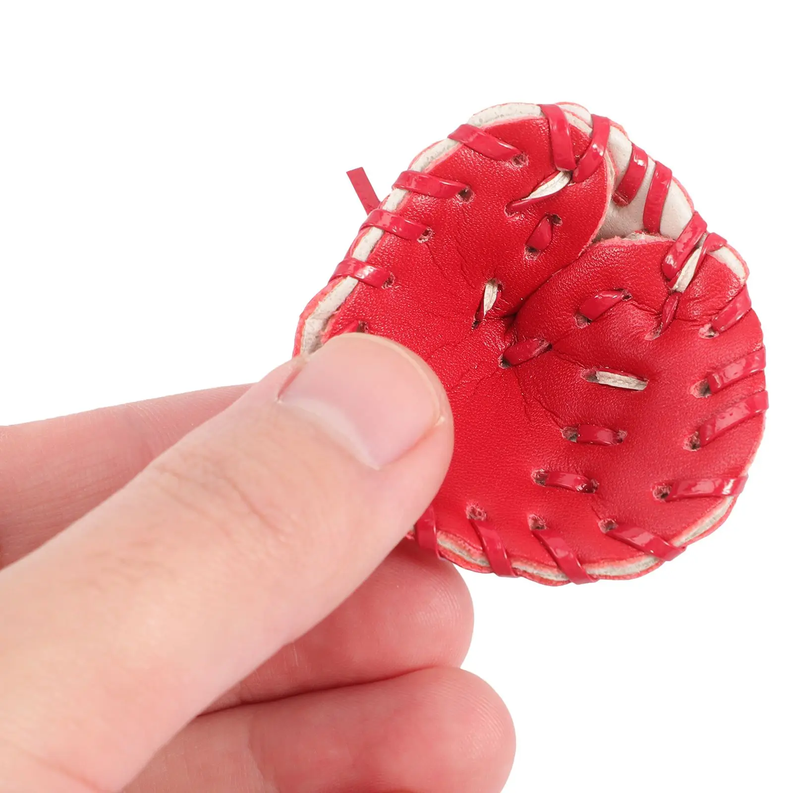 Set Guanto decorativo rosso Copri pipistrello Giocattolo per bambini Piccolo pipistrello Articolo Borsa Fornitura portachiavi con ciondolo