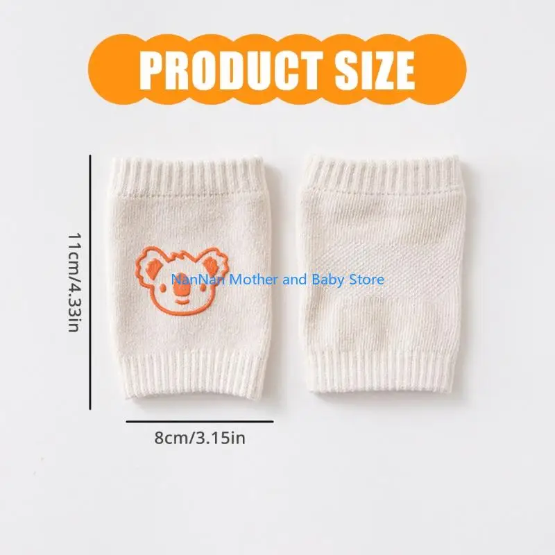 وسادات ركبة أساسية مضادة للانزلاق للأطفال الصغار، مريحة للرضع ومسامية وخفيفة الوزن للاستمتاع بالراحة اليومية