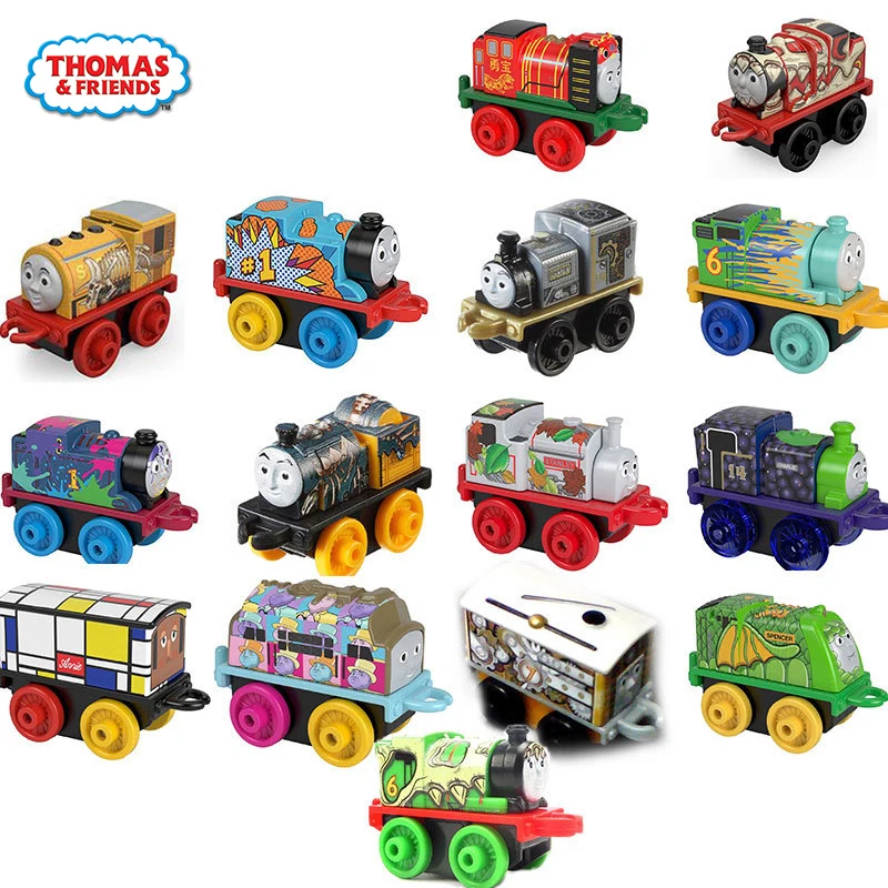 Original thomas e amigos trem minis motores trem ferroviário diesel emily gordon percy criança meninos brinquedos para crianças presente de