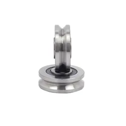5PCS V608zz externo anel sulcado straightener guia rolamentos de roda 8*22*23*26*7 mm polia V largura do sulco 1.5mm v608/22
