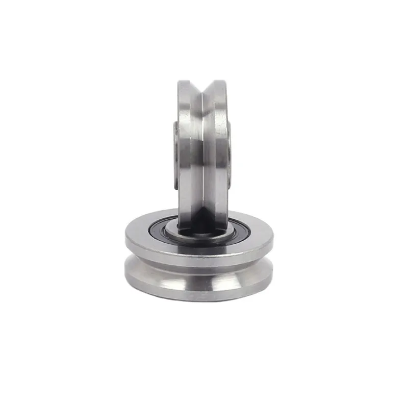 5 sztuk V608zz externo anel sulcado prostownica guia rolamentos de roda 8*22*23*26*7mm polia V largura do sulco 1.5mm v608/22