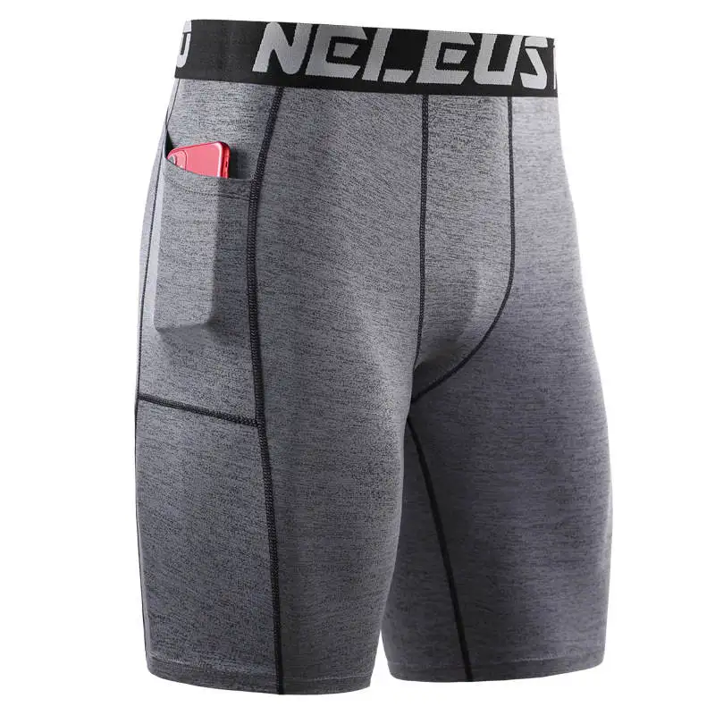 Summer Men Capri Running Tights GYM Pants Male Basketball Football Soccer Fitness Exercise Sport Cropped Leggings Clothes 87