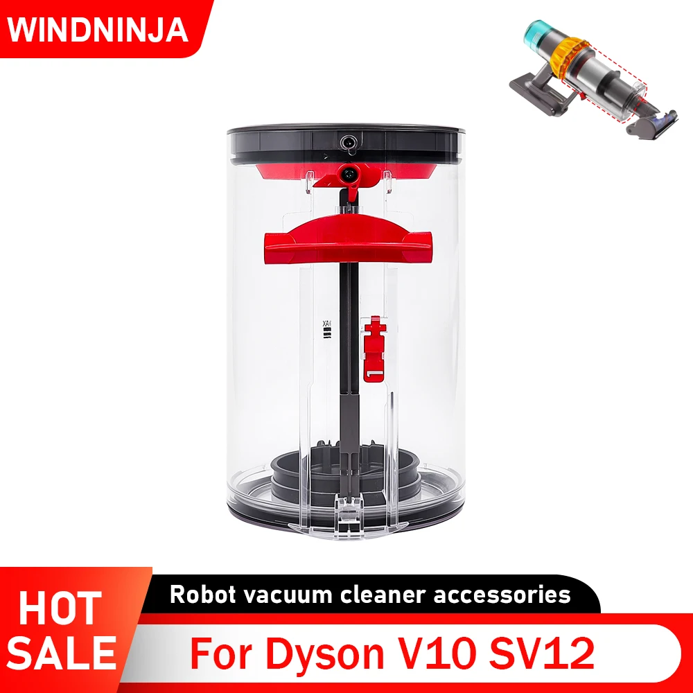 Poubelle de rechange améliorée pour aspirateur Dyson V10 SV12, grande boîte à poussière, couvercle anti-poussière, accessoires, pièce de rechange pour bac à poussière