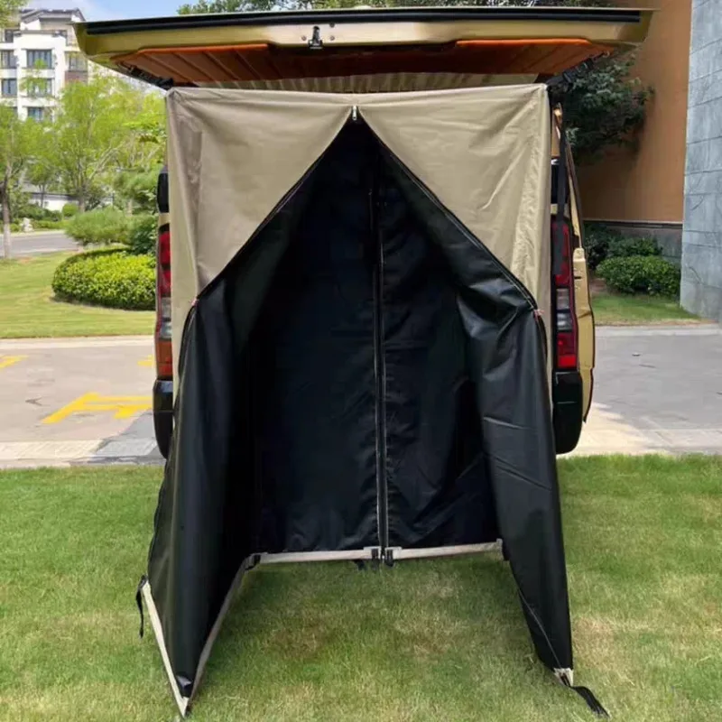 Portable Foldable SUV Tailgate Tent, Outdoor Camping Shower Changing Room Mobile Privacy Shelter