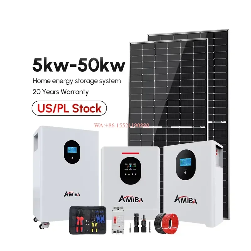 WMWMNU Photovoltaic Hybrid Solar Energy System 3Kw 5Kw 10Kw 15Kw 20Kw 30Kw Off Grid Solar Power Kit