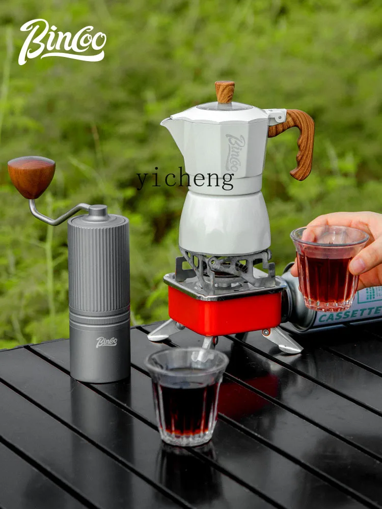 c3 Moka Pot Outdoor Suit Coffee Appliance Portable Bag Storage Travel Full Set
