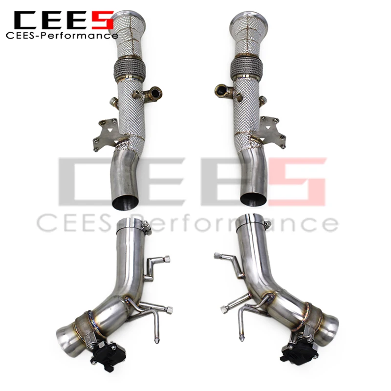 

Выхлопная система cees Catback для Ferrari 296 GTB V6 3.0T 2021-2024, глушитель выхлопной трубы из нержавеющей стали, аварийный клапан