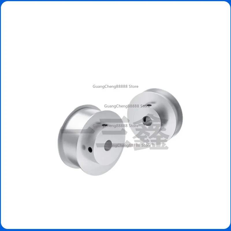 Aluminum Alloy H-slot Flat Pulley With Flange Driver Flat Belt Pulley - Image 3