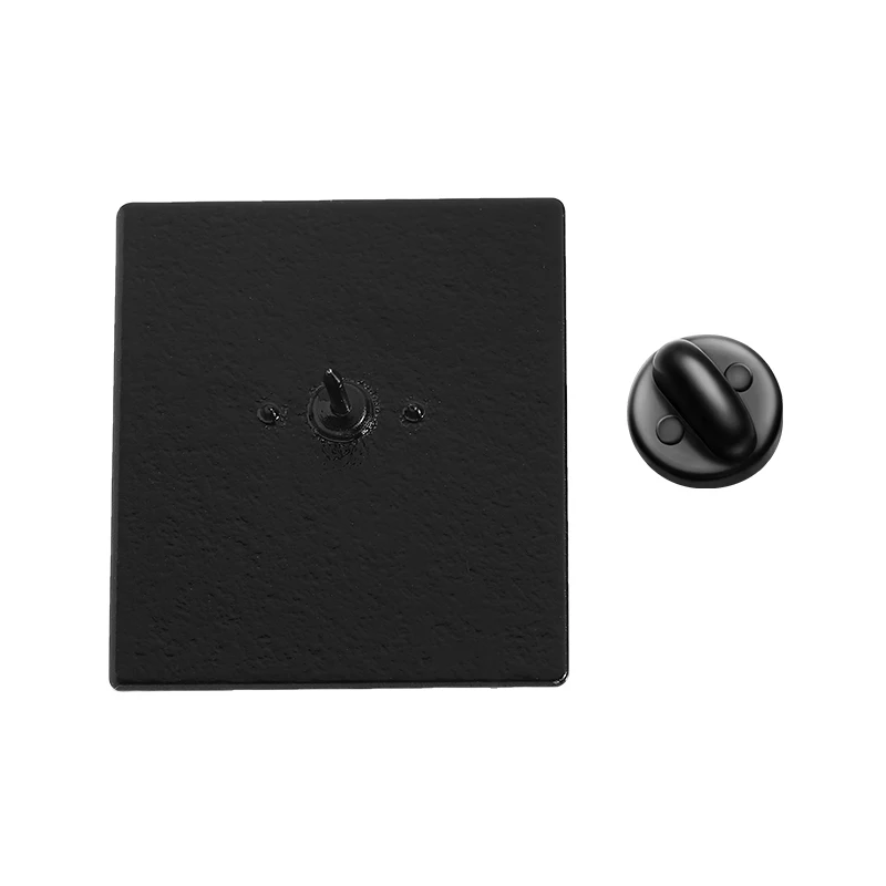 เข็มกลัดเคลือบลาย Crows Before Bros สไตล์เรโทรพังก์ รูปทรงเรขาคณิต สำหรับติดกระเป๋าเป้ ปกเสื้อ ของขวัญสำหรับเพื่อน