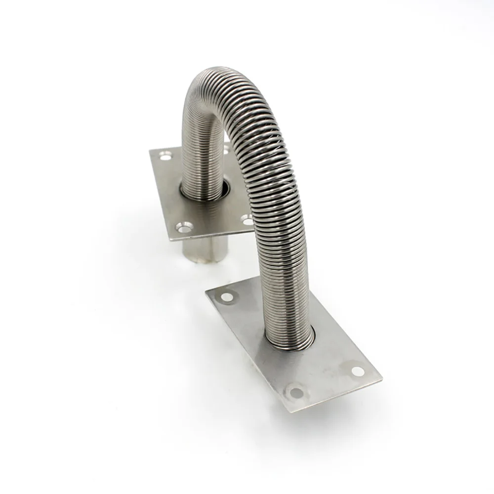 

18MM Metal Stainless Steel Wire Pipe Spring Cable Sleeve Anti-pinch Cable Protector Door Loop For Access control system 102
