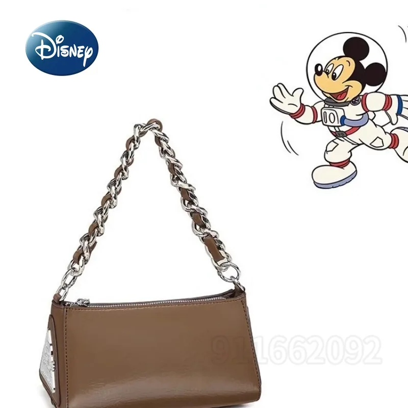 Disney Mickey New Women's Handbag Luxury Brand Original Women's Mini Shoulder Bag Cartoon Cute Women's Bag Fashion High Quality