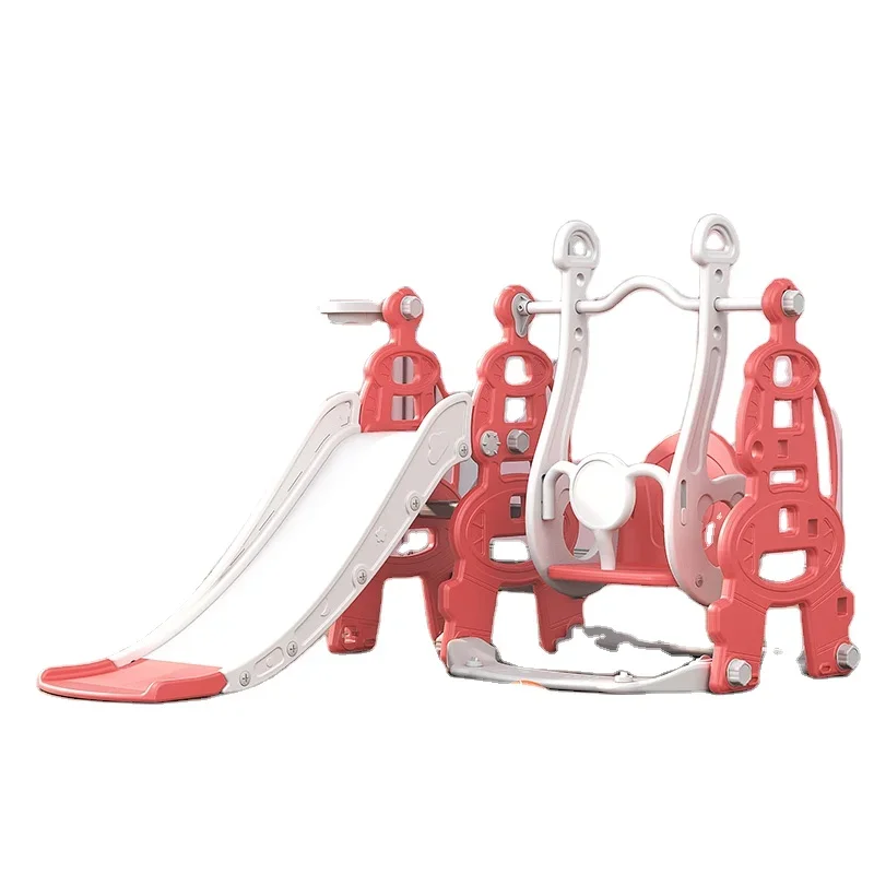 Small Indoor Playground Equipment Children's Indoor Household Plastic Amusement Slide Swing Set Environmentally Friendly Gardens