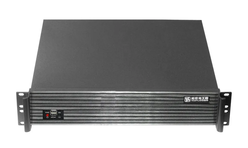 Toplong TOP2U400L 4bay 2U Server Chassis with 6 Hard Drive Bays and Rakmount Chassis with 4 Slots Empty Server Case