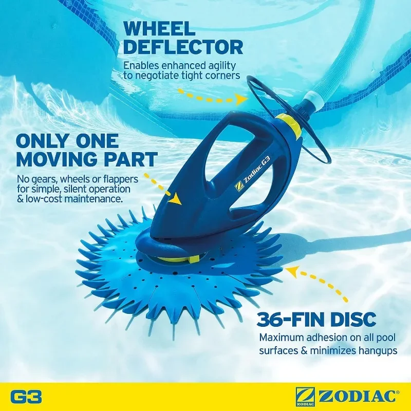 BARACUDA G3 W03000 Pulitore automatico per piscine con aspirazione avanzata