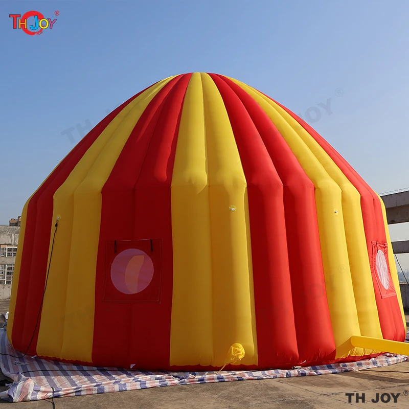 10m fashion Portable Inflatable Yurt Tent,outdoor Geodesic Dome Circus Tent Giant Temporary Shelter Igloo Tent For Sale