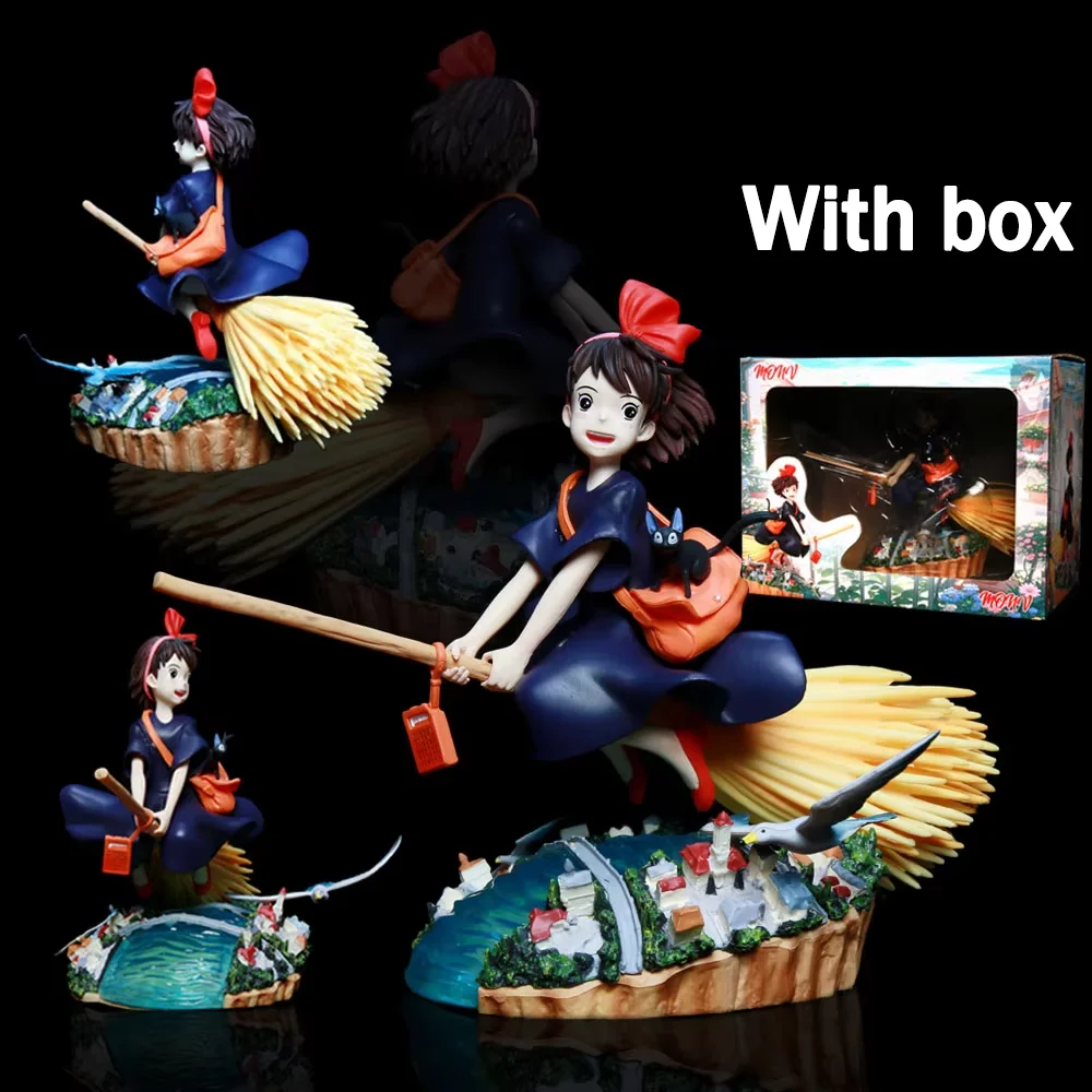 

Кики аниме фигурка девушки модная игрушечная модель Коллекционная маленькая ведьма ограниченное время эксклюзивные аксессуары для доставки украшения для рабочего стола