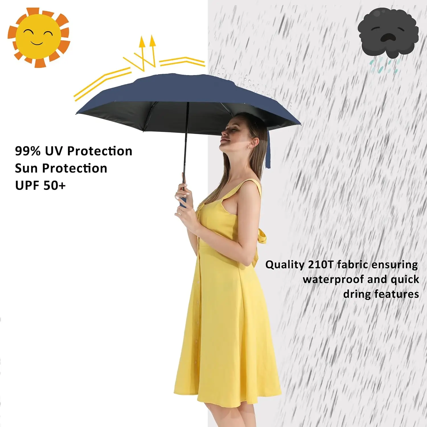 24 bone automatic folding umbrella Windproof sunshade Umbrella Men's and women's Luxury Business Umbrella Sunshade 01