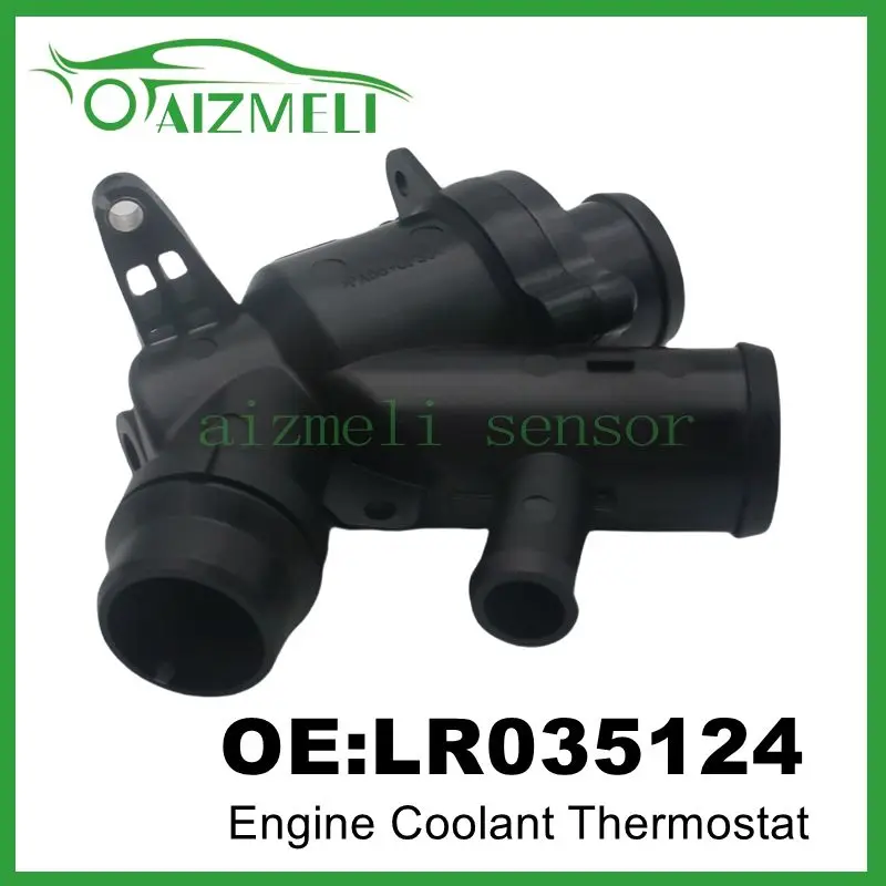LR035124 Engine Coolant Thermostat For Jaguar XF XJ Land Rover Discovery LR4 Range Rover Sport Velar New Defender Auto Parts