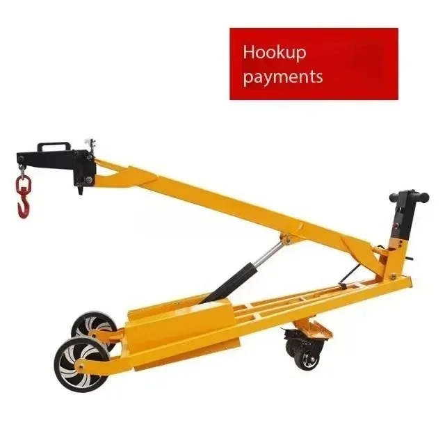 500kg Curved Arm Elevated Stacker Folding Mini Electric Stacker
