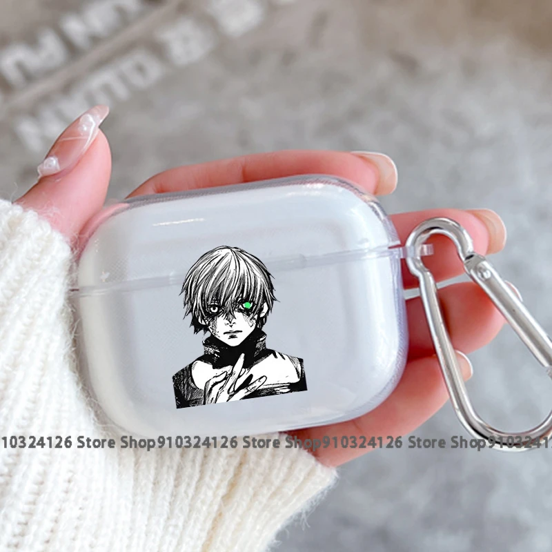 Anime Tokyo Ghoul Japan Suave Headphones Case for Apple Airpods 1/2 Airpods Pro 3 Silicone Protection Earphone Cover Accessories