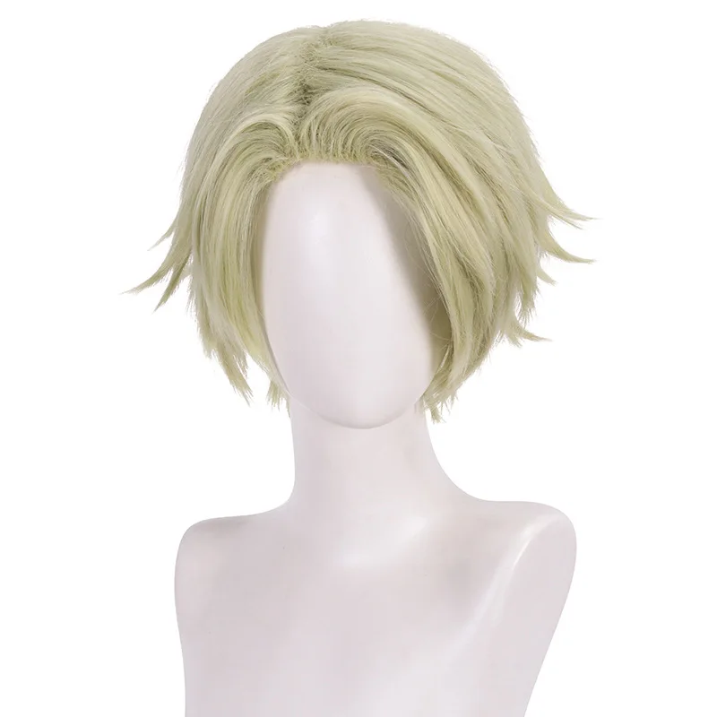 HoneyYX Anime Cosplay Green Wig  Accessoies Heat Resistant Synthetic Hair Wigs