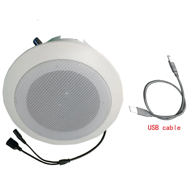 10W Voice Player Active Ceiling Cpeaker Built-in Amplifiers Single Tune Circulation or Single Play