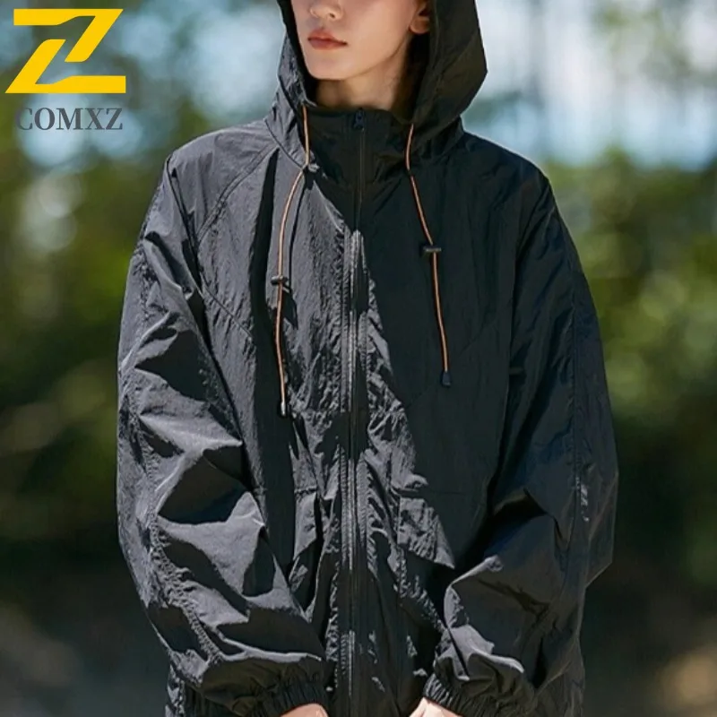 سترة بغطاء للرأس للحماية من أشعة الشمس UPF50+ من Forest Style للجنسين معطف جلد من الحرير الجليدي الأصلي للرياضات الخارجية والملابس الواقية من الشمس #2