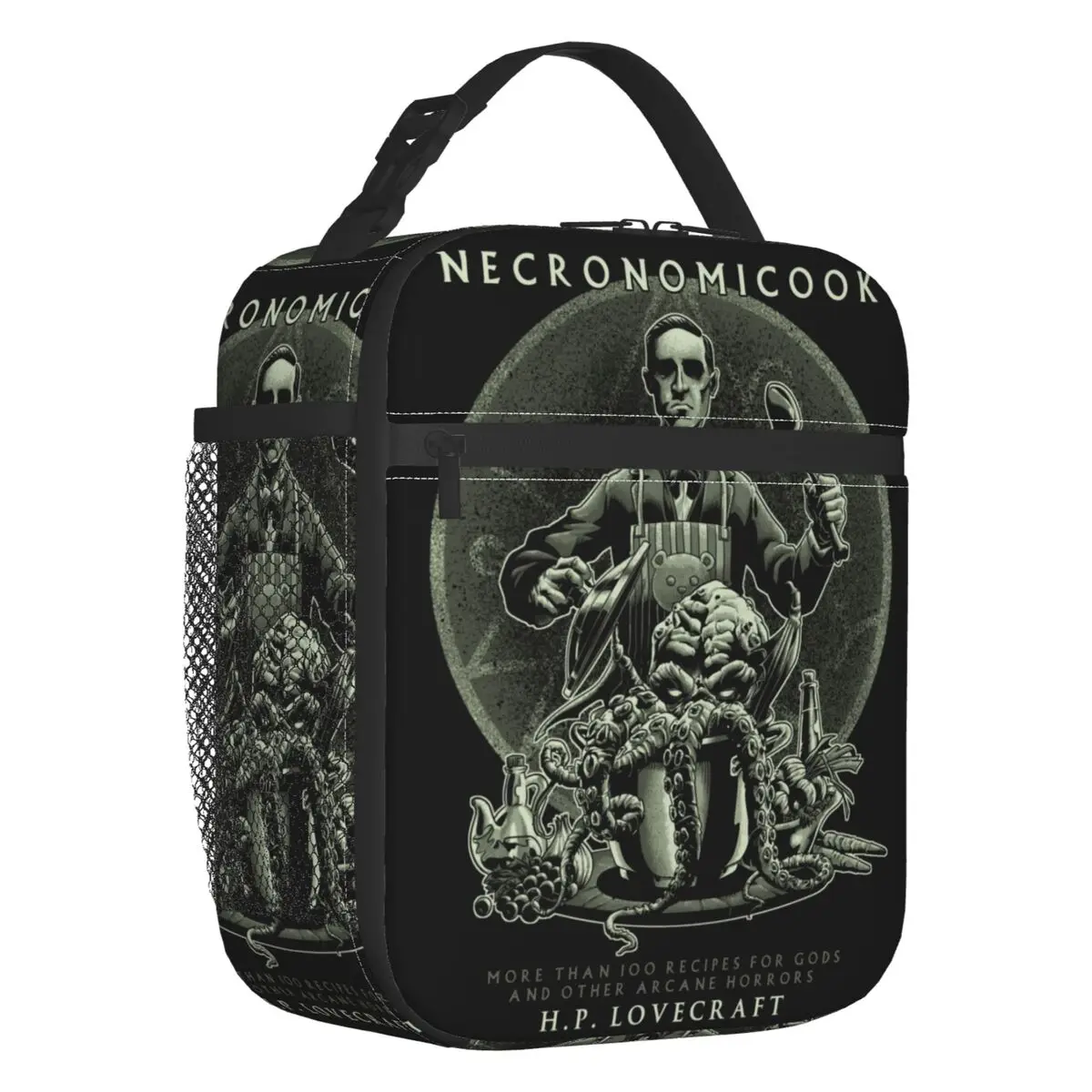 Custom Cooking Call Of Cthulhu Lunch Bag Women Cooler Warm Insulated Lunch Box for Kids School Children