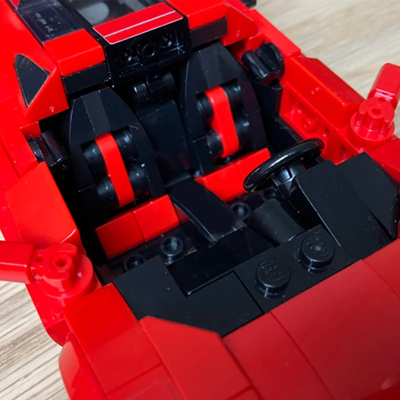 347 個 MOC フェラリーズド トリブート シティ チャンピオンズ モデル ビルディング ブロック 組み立て DIY クリスマス ギフト アイデア ブリック キッズ おもちゃ 誕生日