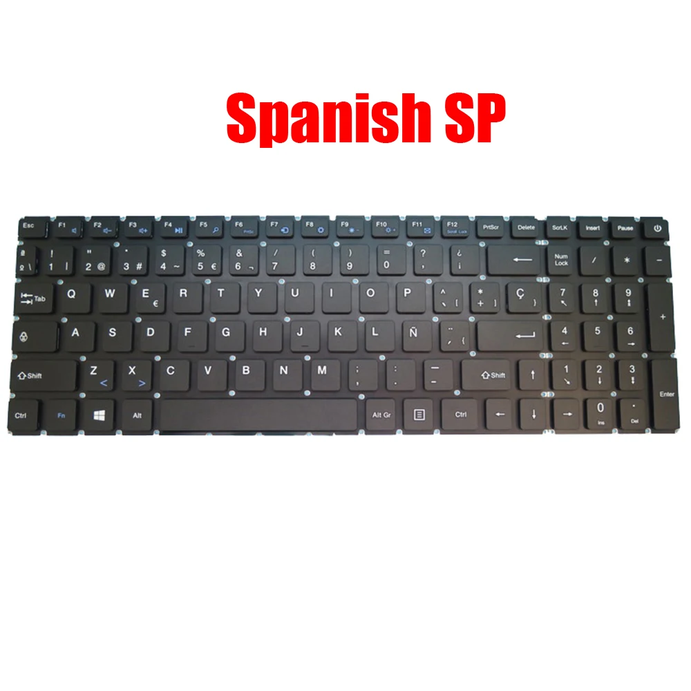 

Laptop Keyboard For EXO For Smart XL2 XL2-F1345 Spanish SP Black Without Frame New