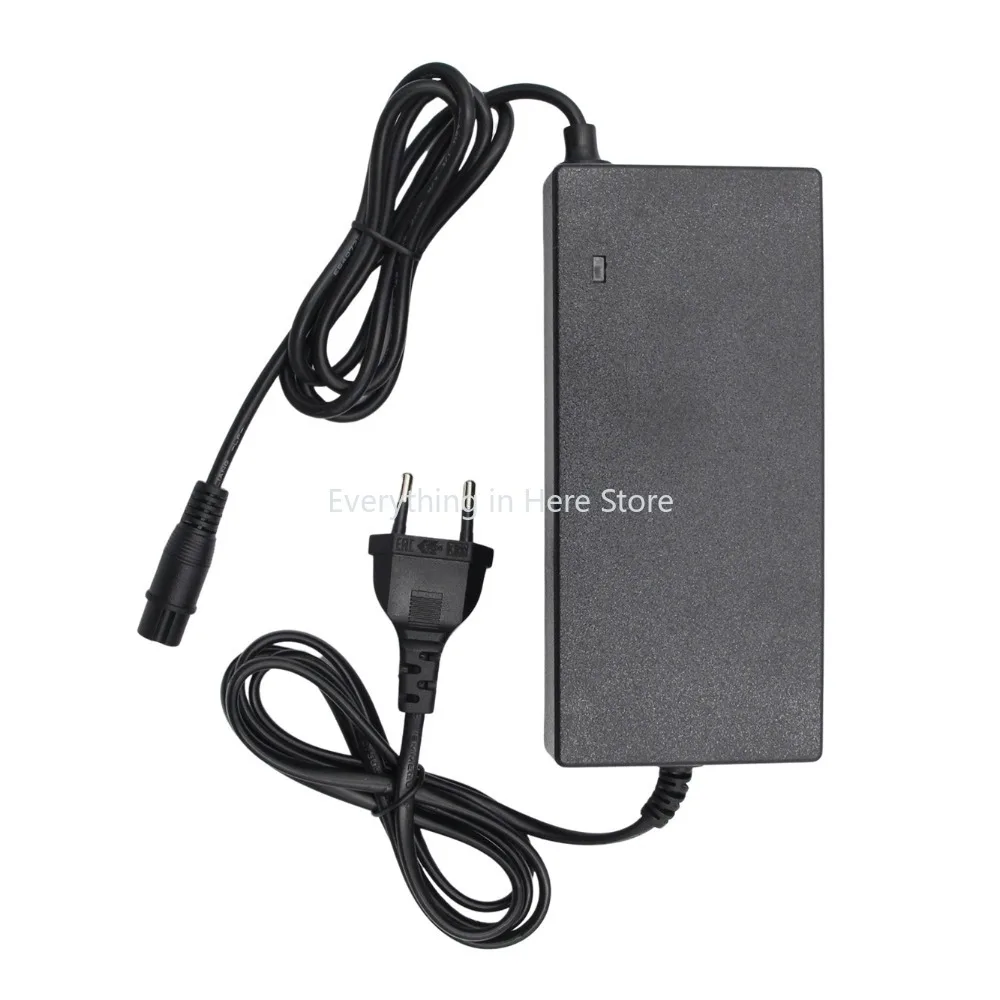 M16 54.6V2A Lithium Battery Charger for E-Scooter Large 3-Pin Connector E-Scooter Lithium Battery Charger Replacement Parts