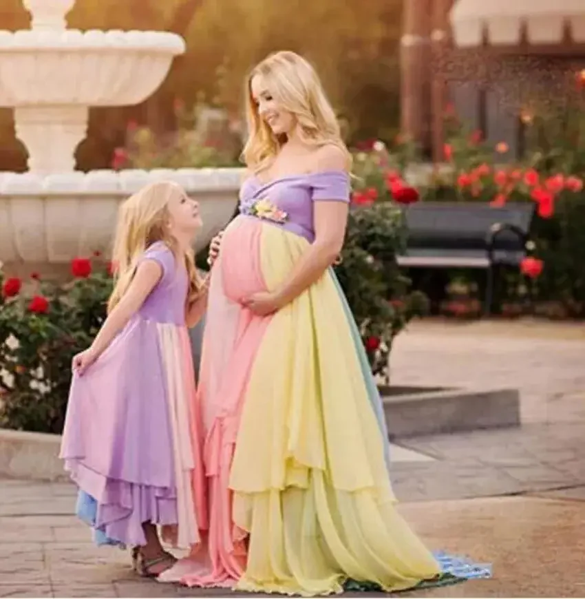 Custom Made Wedding Dresses Chiffon Off Shoulder Pregnant Wedding Gowns Mult-Color Maternity Dress Plus Size Bridal Dress