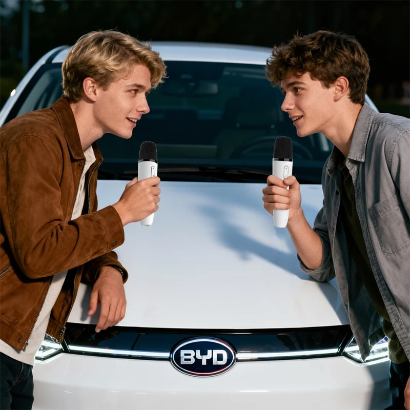 BYD & Tesla-Microfone Sem Fio com Receptor,  byd Carros, Venda Original