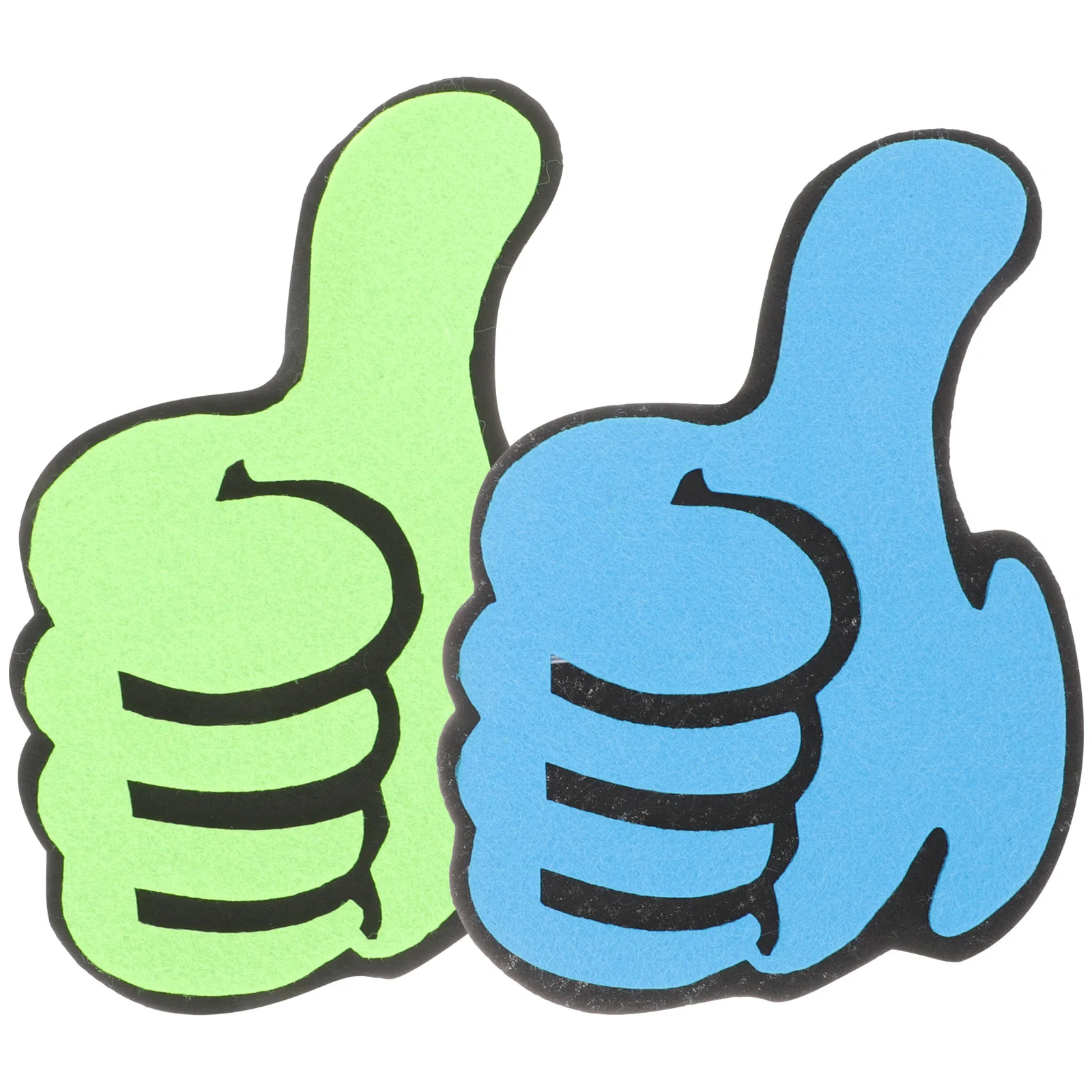 2 шт., фетровый орнамент для большого пальца вверх, вдохновляющий реквизит для баскетбола, бейсбола, тенниса, Хэллоуина, Рождества, декоративной вечеринки