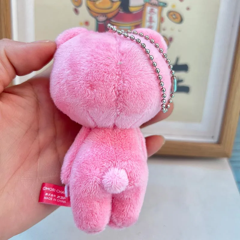 Porte-clés en peluche mignon de dessin animé, décorations suspendues pour sac à dos, jouet en peluche, cadeau de noël