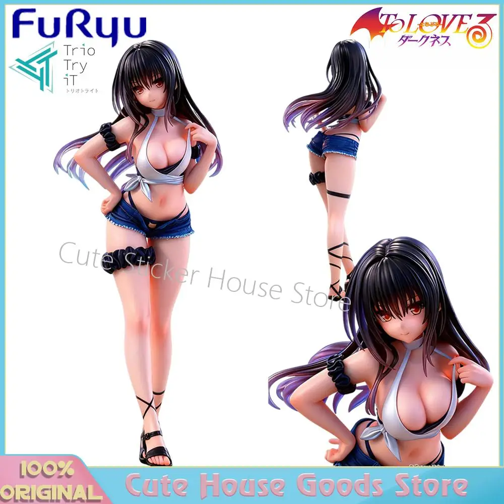 

[Pre-Order] Original Furyu Trio-Try-It To Loveru Darkness Kotegawa Yui Cute Table Decoration Beauty Girl Figures Mdoel Toys Gift