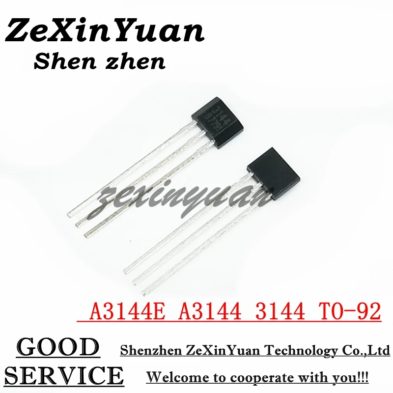 10PCS/20PCS/50PCS/100PCS A3144E TO92 A3144 TO-92 3144 3144E Hall Effect Sensor new IC