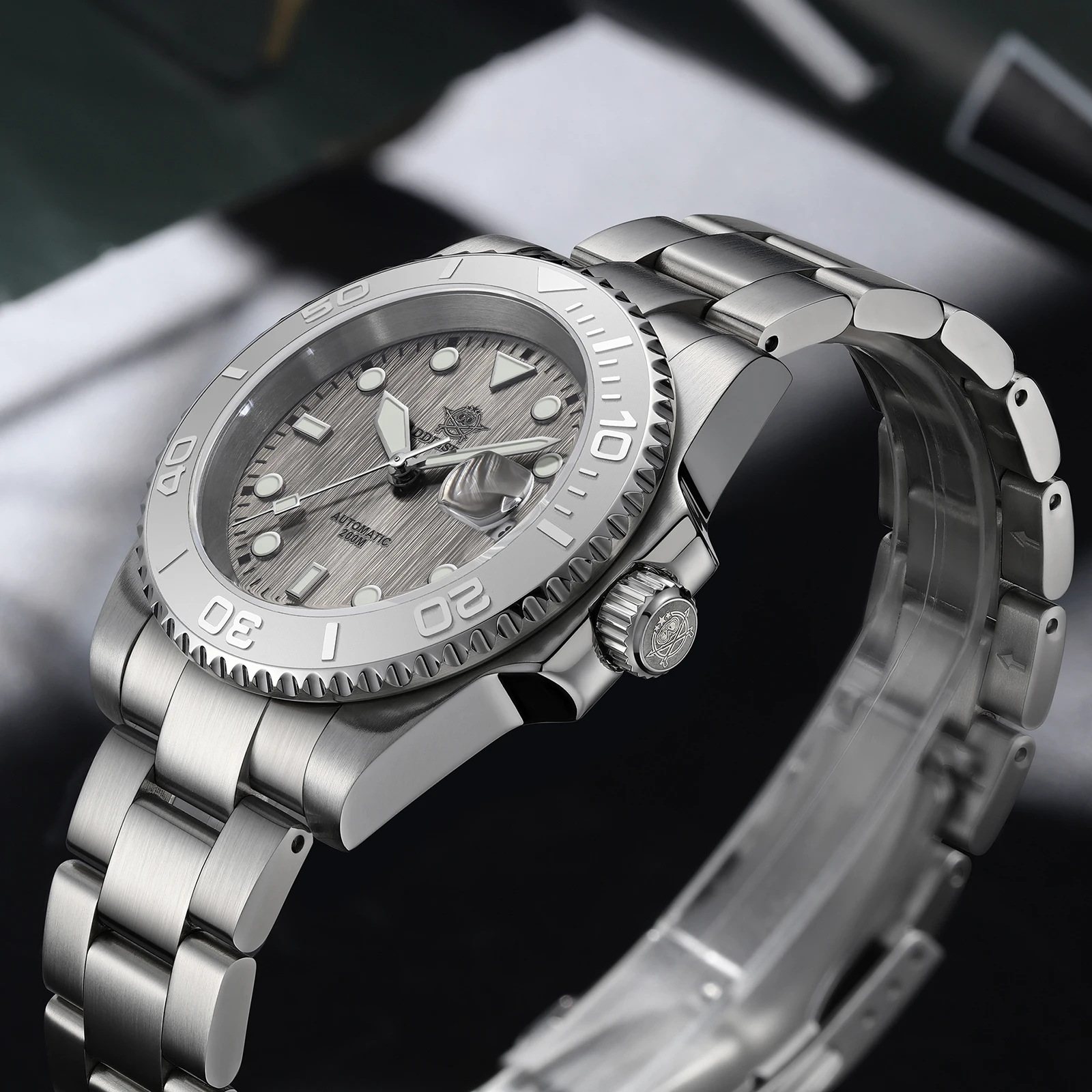 ADDIESDIVE NEW Men's Watches NH35A  Automatic Mechanical Watch Stainless Steel AD2087 Reloj Hombre Sapphire Glass Luminous Watch