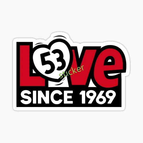 Herbie Love Bug Classic T - Shirt Sticker 53 Love Bug Decal Bumper Decal Laptop Personality Van Car Stickers Motorcycle Decorati