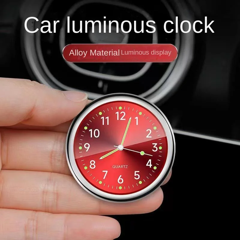 Mini Watch Car Quartz Clock Mini Electronic Clock Waterproof Bicycle Motorcycle Watch Auto Ornament Car Accessories Gifts