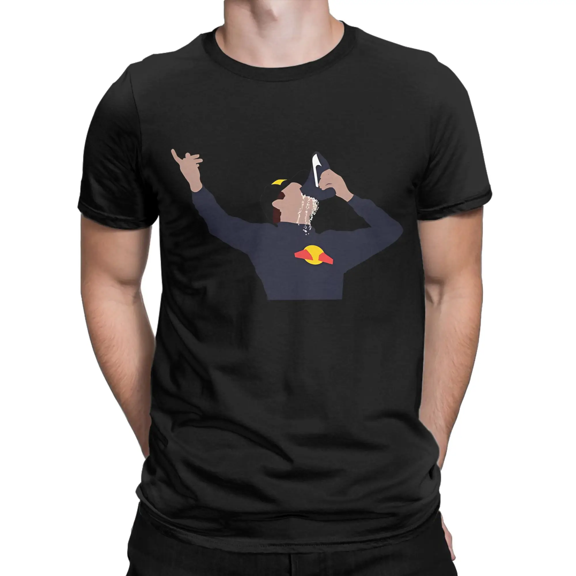 Camiseta divertida con gráfico de Daniel Ricciardo Shoey, 100% algodón, camisetas de Daniel Ricciardo para hombre