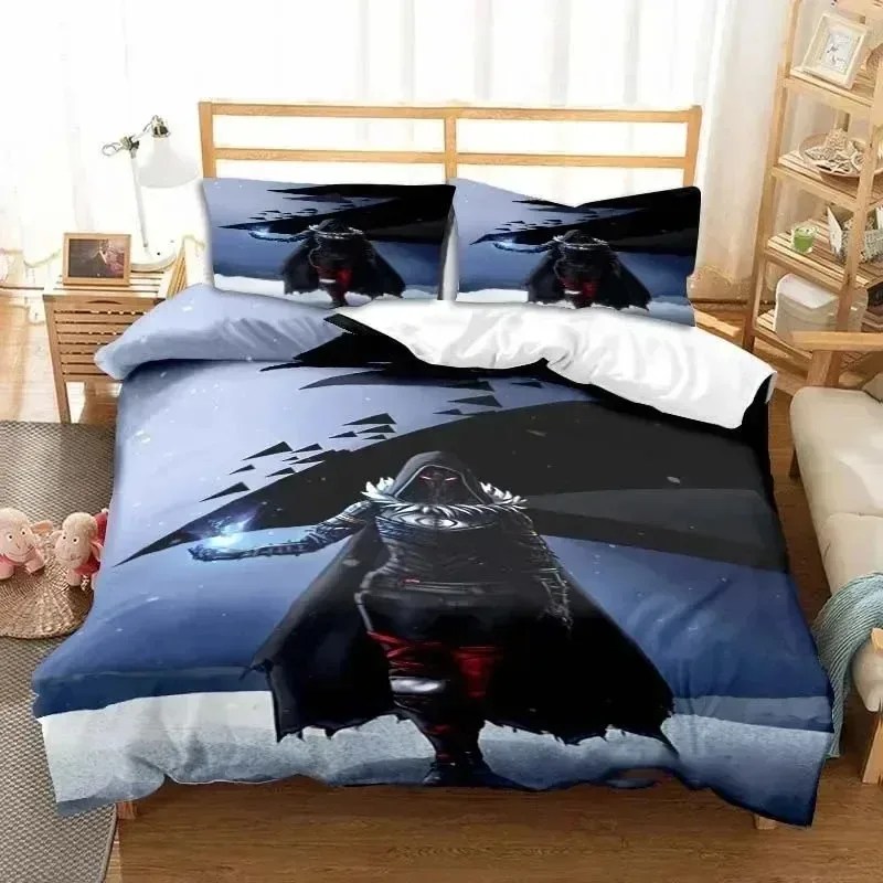 Ensemble de literie imprimé 3D Game Destiny, housse de couette de chambre à coucher, housses de couette, simple, double, king size, textile de maison