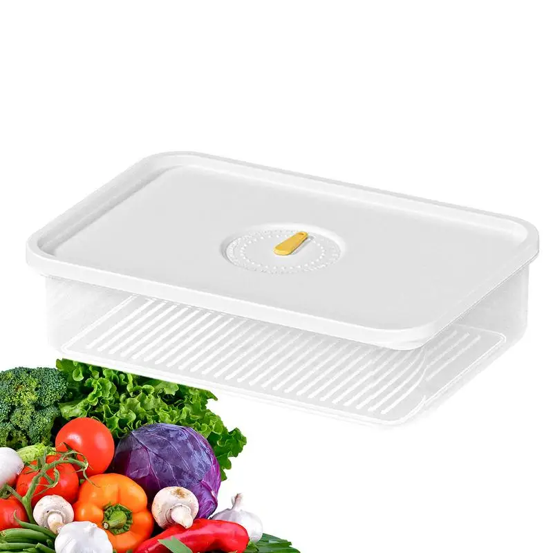 Meat Storage Containers Lunch Meat Saver Clear Lunch Meat Saver Airtight Fridge Cheese Keeper Box For Fruits Vegetables Meat